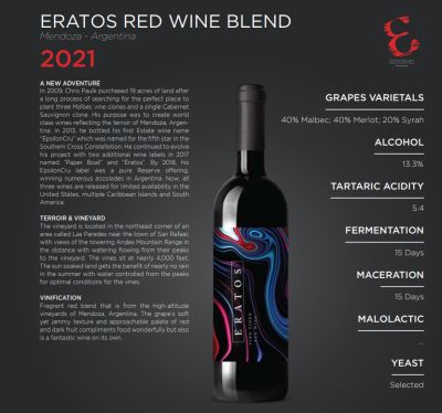 Rượu vang đỏ Eratos Red Wine Blend